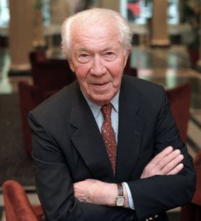 Christian de Duve, premio Nobel de Medicina en 1974.