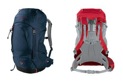 Esta mochila para excursionistas es doblemente cómoda: a su refuerzo lumbar y un sistema de ventilación para la espalda añade un acceso lateral al interior del macuto sumamente útil. Precio: 160 euros. mammut.ch