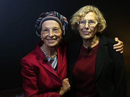 La excomisaria Bonino y la alcaldesa Carmena.