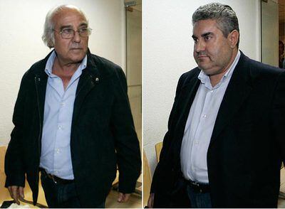 Los ex alcaldes socialistas de Ciempozuelos Joaquín Tejeiro (izquierda) y Pedro Torrejón.