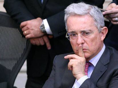 El expresidente &Aacute;lvaro Uribe, l&iacute;der del Centro Democr&aacute;tico.