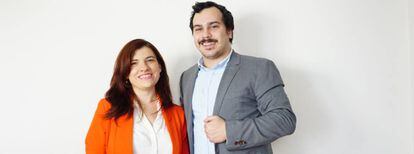 Amelia Bálsamo, responsable de desarrollo, e Ian Bogado, CEO y cofundador de la compañía.