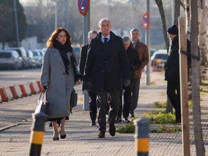 Francisco Camps, expresidente de la Comunidad Valenciana, llegaba a la Audiencia Nacional el 30 de enero.