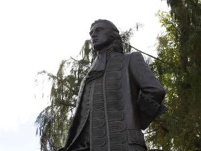 Estàtua del general Blas de Lezo a la plaça de Colón de Madrid.