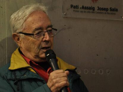 Josep Sala, en una foto del web dels Castellers de Barcelona.