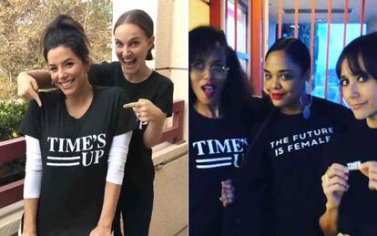 Eva Longoria, Natalie Portman o Kerry Washington, entre la lista de mujeres que vestirán de negro esta noche bajo la plataforma Time's Up.