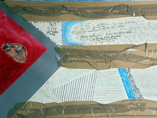 Obra 'El Consejo y yo' (2009), de la artista cubana Sandra Ceballos.