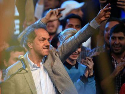 Daniel Scioli cierra su campa&ntilde;a por la presidencia en noviembre de 2015.