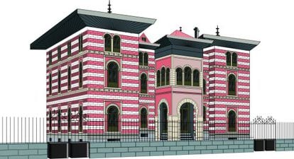 Uno de los dibujos de la 'Guía visual del Madrid desaparecido'.
