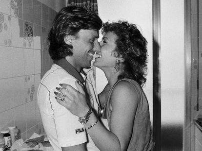 Björn Borg y Mariana Simionescu, 1983, Monaco.