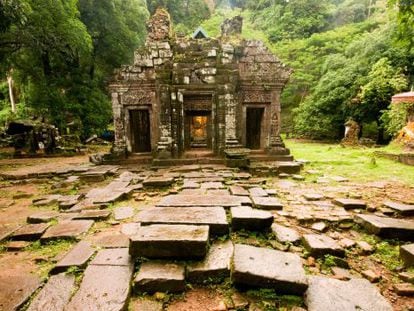 Complejo de templos de Wat Phu, en la provincia de Champasak (Laos).