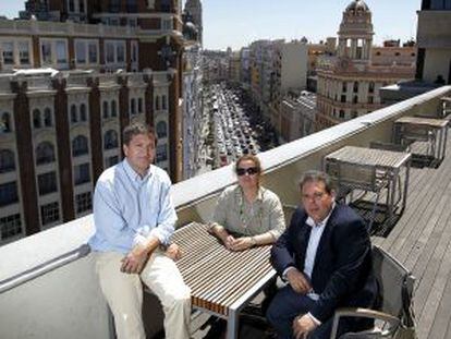 Enrique Padial, Sonia Sanz y Carlos Rincón de Arquirutas