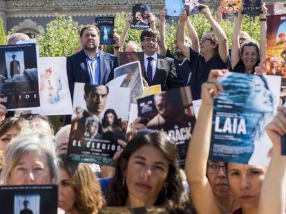 Protesta contra la sent&egrave;ncia que anul&middot;la el c&agrave;non digital.