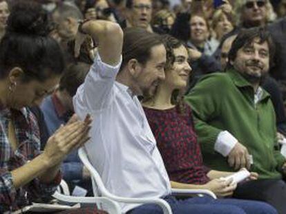 Pablo Iglesias, l&iacute;der de Podemos, la semana pasada en Barcelona.