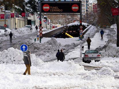 Los efectos del temporal ‘Filomena’ y la nieve que ha dejado, en imágenes