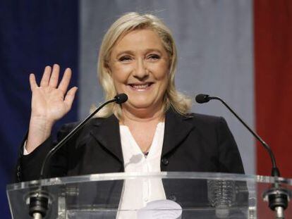 Marine Le Pen l&iacute;der del Frente Nacional (FN). 