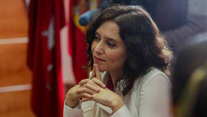 La presidenta de la Comunidad de Madrid, Isabel Díaz Ayuso.