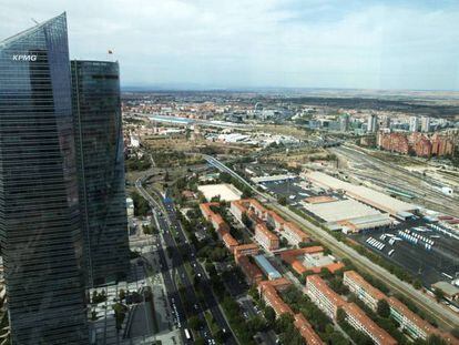 Vista general de la zona de Chamart&iacute;n en Madrid. 
