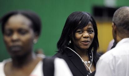 La defensora del Pueblo de Sud&aacute;frica, Thuli Madonsela, en febrero de 2012