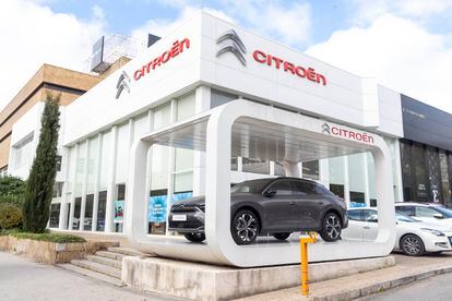 Un concesionario de la marca Citroën.