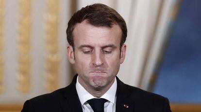 El presidente francés, Emmanuel Macron, en una foto del pasado diciembre.