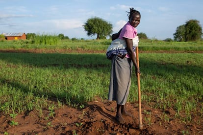 Una campesina en Torit (Sudán del Sur).