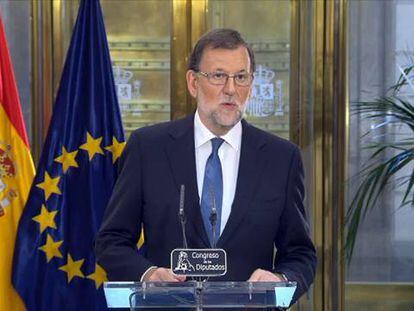 Rajoy: "el acuerdo de investidura es positivo pero insuficiente"