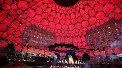 Cúpula Al-Wasl, símbolo de la  Expo 2020 de Dubái.