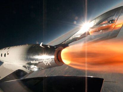 El avión “espacial” de Virgin Galactic bate un nuevo récord de altitud