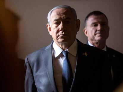 Netanyahu en una ceremonia con militares el pasado 8 de mayo.