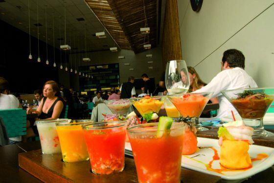 Restaurante La Mar, del chef peruano Gastón Acurio, en Sao Paulo.