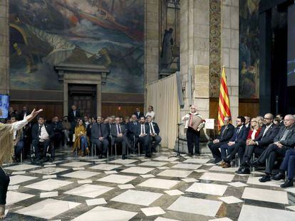 El ball en la presentació del Consell per la República.