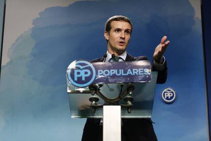 Pablo Casado, presidente del Partido Popular.