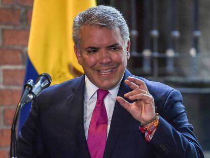 El presidente colombiano Iván Duque.