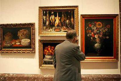 Cuadros de la colección de bodegones en el Museo del Prado.