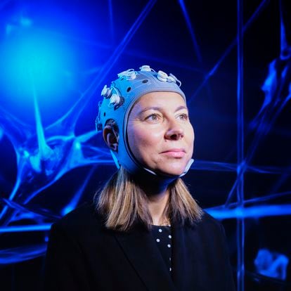  10/6/21 - EPS Tecnología.Reportaje emprendedores.  Ana Maiques, CEO de Neuroelectrics. Estimulación cerebral para el tratamiento de enfermedades degenerativas. - (c) Vicens Gimenez