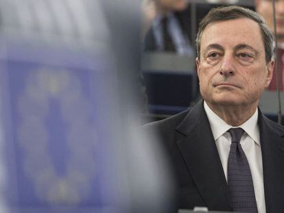 El presidente del Banco Central Europeo (BCE), Mario Draghi, el 1 de febrero del 2016.