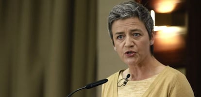 La comisaria europea de Competencia, Margrethe Vestager. 