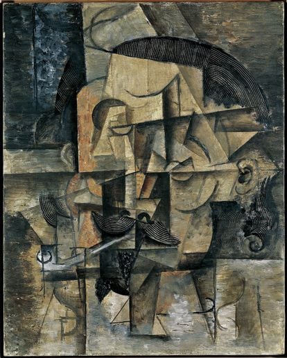 Una imagen del cuadro de Pablo Picasso Le poète, que regaló Maja Sthelin al Kunstmuseum de Basilea.