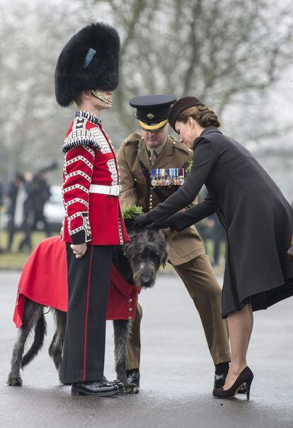 La duquesa de Cambridge se encuentra en su octavo mes de embarazo.La fecha del nacimiento del nuevo nieto del heredero al trono británico ha sido establecida oficiosamente por los observadores reales para finales de abril.