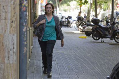 Ada Colau, al frente de la formación Barcelona en Comú.
