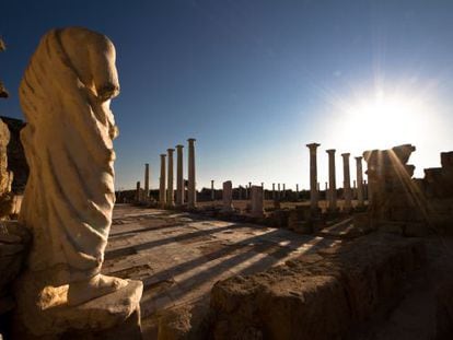 Ruinas de Salamis (o Salamina), ciudad fundada en el siglo XII antes de Cristo.