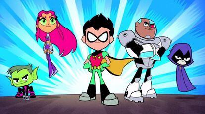 La serie animada 'Teen Titans Go!'. 