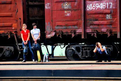 La estaci&oacute;n de trenes de Birobidzhan, una de las paradas del Transiberiano.