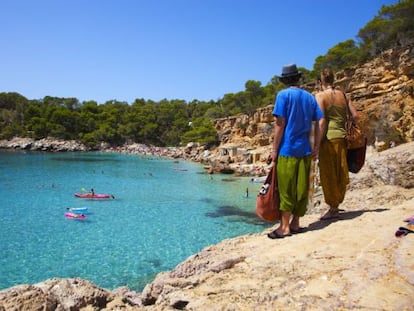 Cala Salada, en Ibiza.