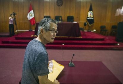 Alberto Fujimori en una fotografía en Lima, en 2015. 