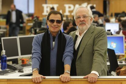 Azpiri y Forges en una entrevista digital en la redacción de El País, el 13 de diciembre de 2011.