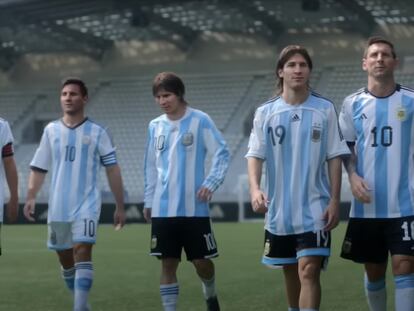 El comercial de Adidas que reúne a las versiones mundialistas de Messi.