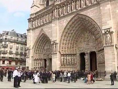 Francia recuerda a las víctimas del Airbus A330 en la catedral de Notre Dame
