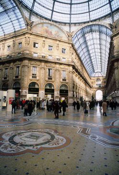 La galería Vittorio Emanuele.